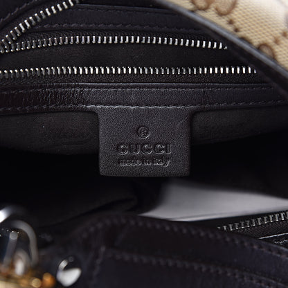 Gucci Monogram Medium GG Twins Hobo Dark Brown 6 of 13
