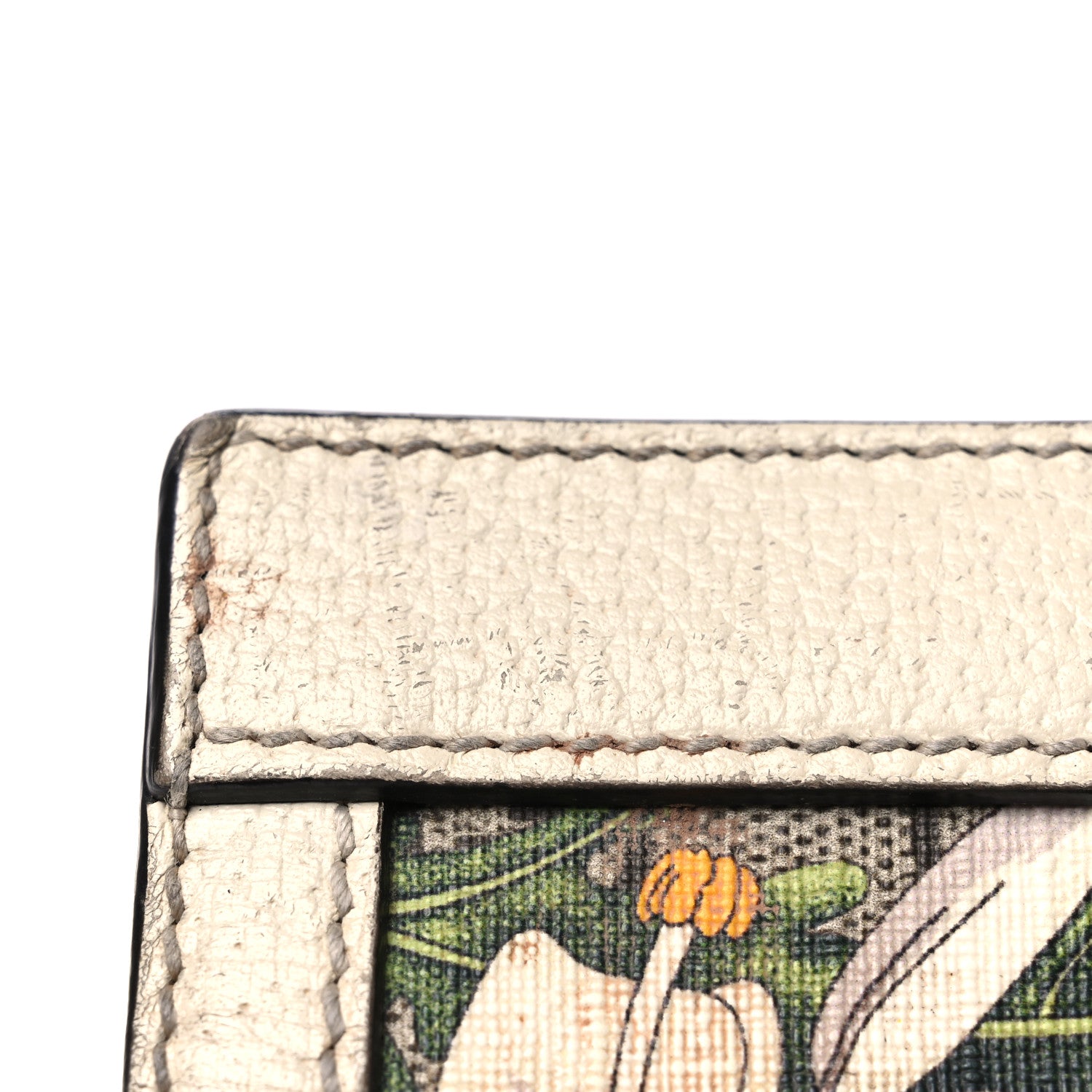 Gucci GG Supreme Monogram Flora Web Small Ophidia Chain Shoulder Bag White 11 of 14