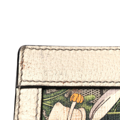 Gucci GG Supreme Monogram Flora Web Small Ophidia Chain Shoulder Bag White 11 of 14