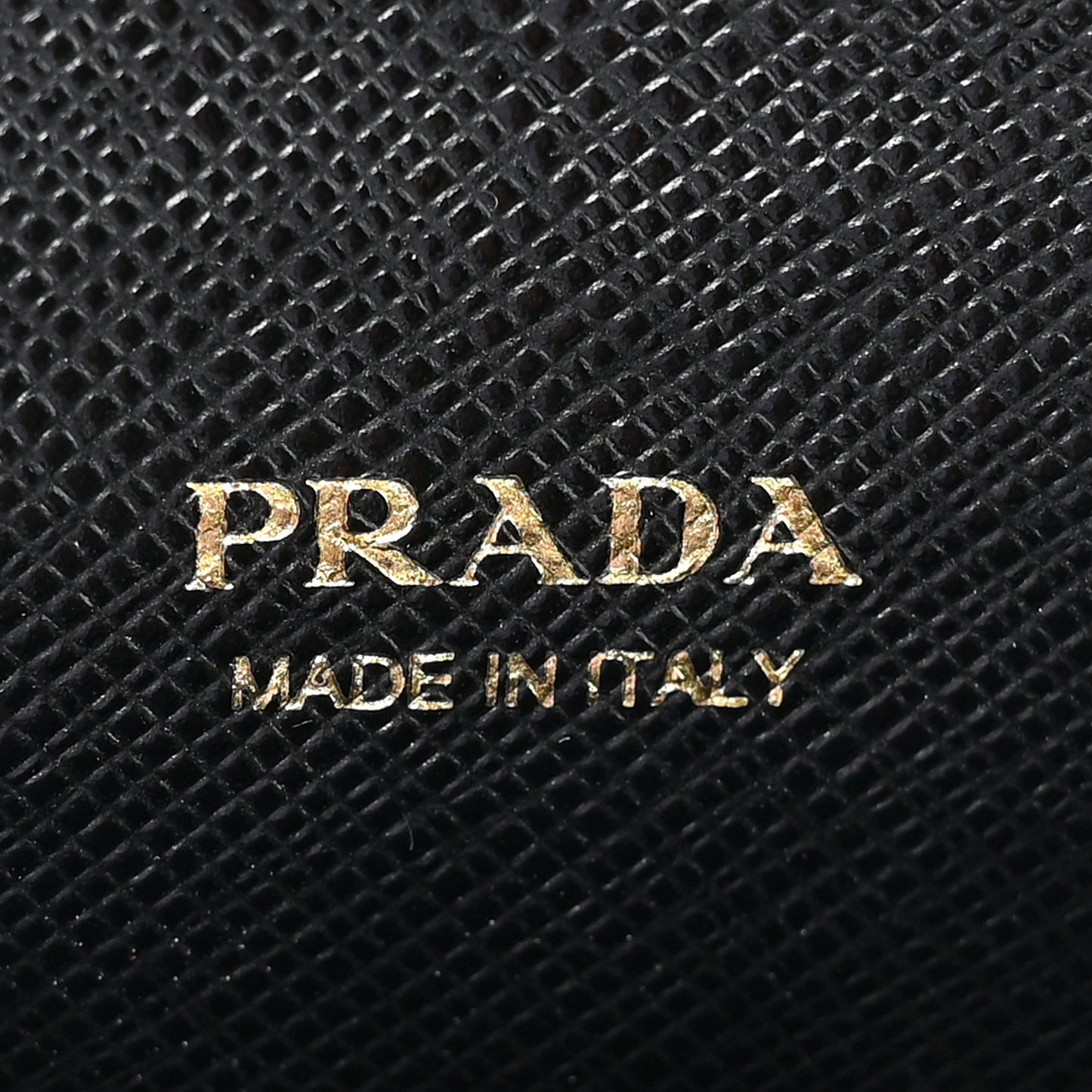 Saffiano Foldover Card Holder Wallet Black