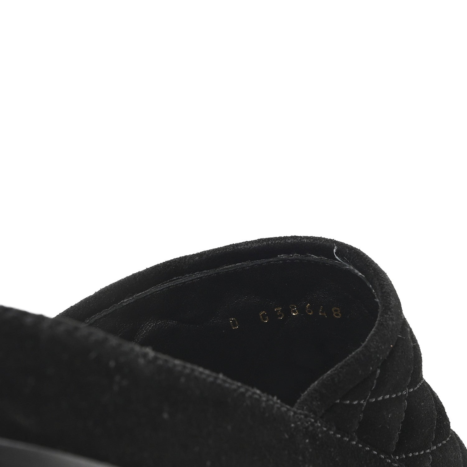 Chanel Suede Stitched Resin CC Mules 39 Black 9 of 9