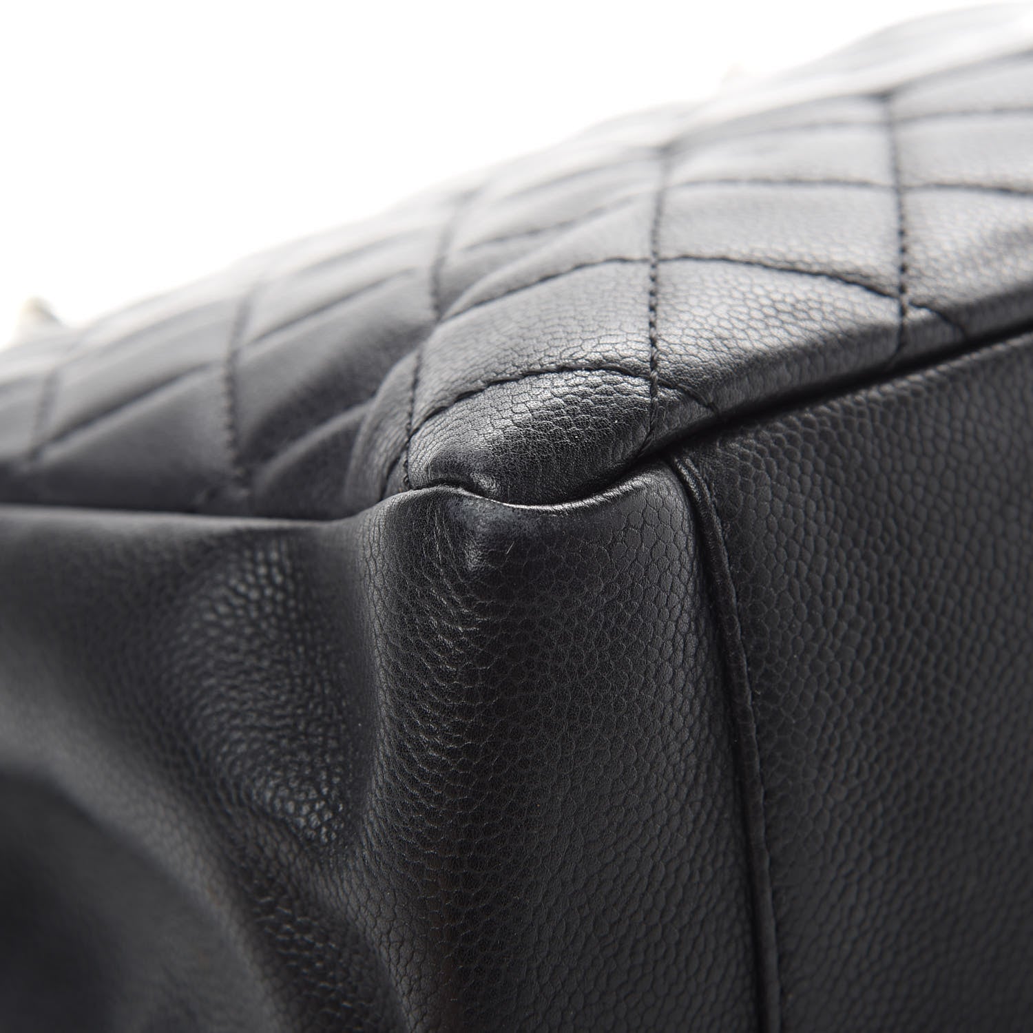 Chanel Caviar Quilted Grand Shopping Tote GST Black 9 of 17