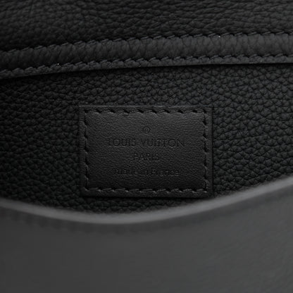 Louis Vuitton Grained Calfskin Aerogram Takeoff Sling Black 7 of 9