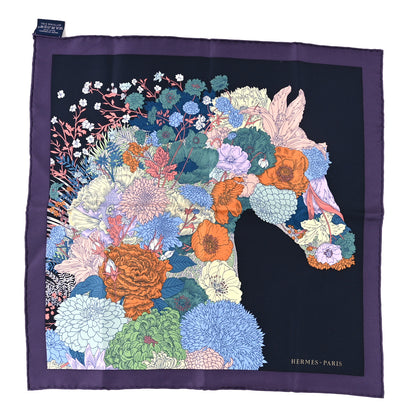 Hermes Silk Robe Legere Scarf 45 Aubergine 1 of 4