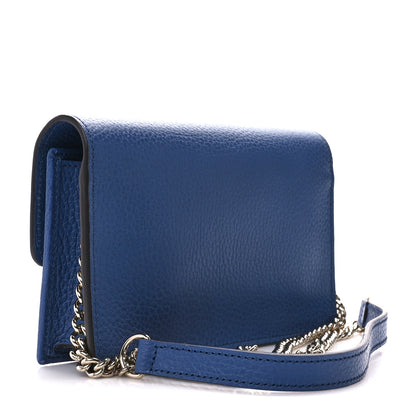 Gucci Dollar Calfskin Interlocking G Chain Wallet Caspian 3 of 10