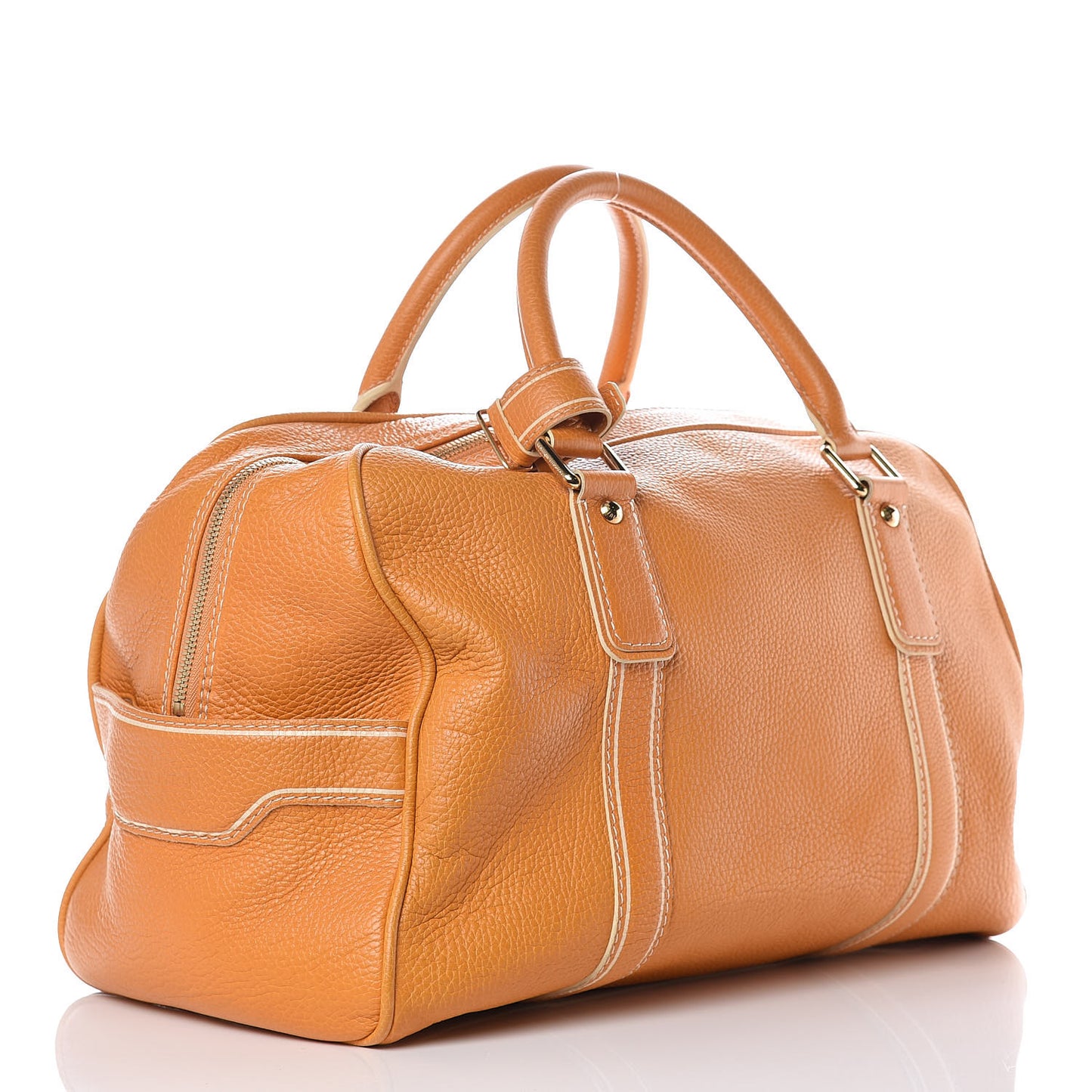 Tobago Calfskin Carryall Yellow