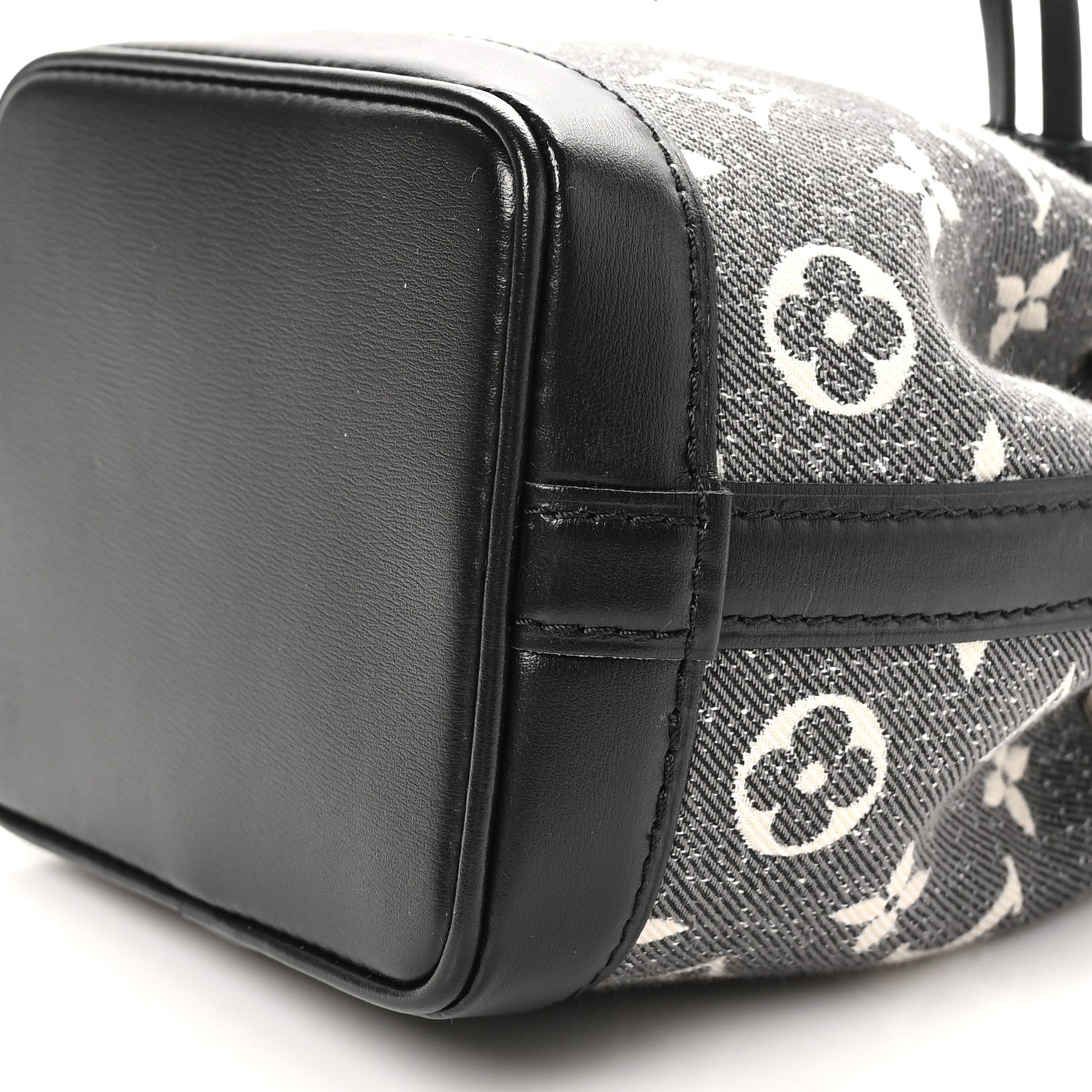 Louis Vuitton Monogram Jacquard Denim Nano Noe Bleu 9 of 9
