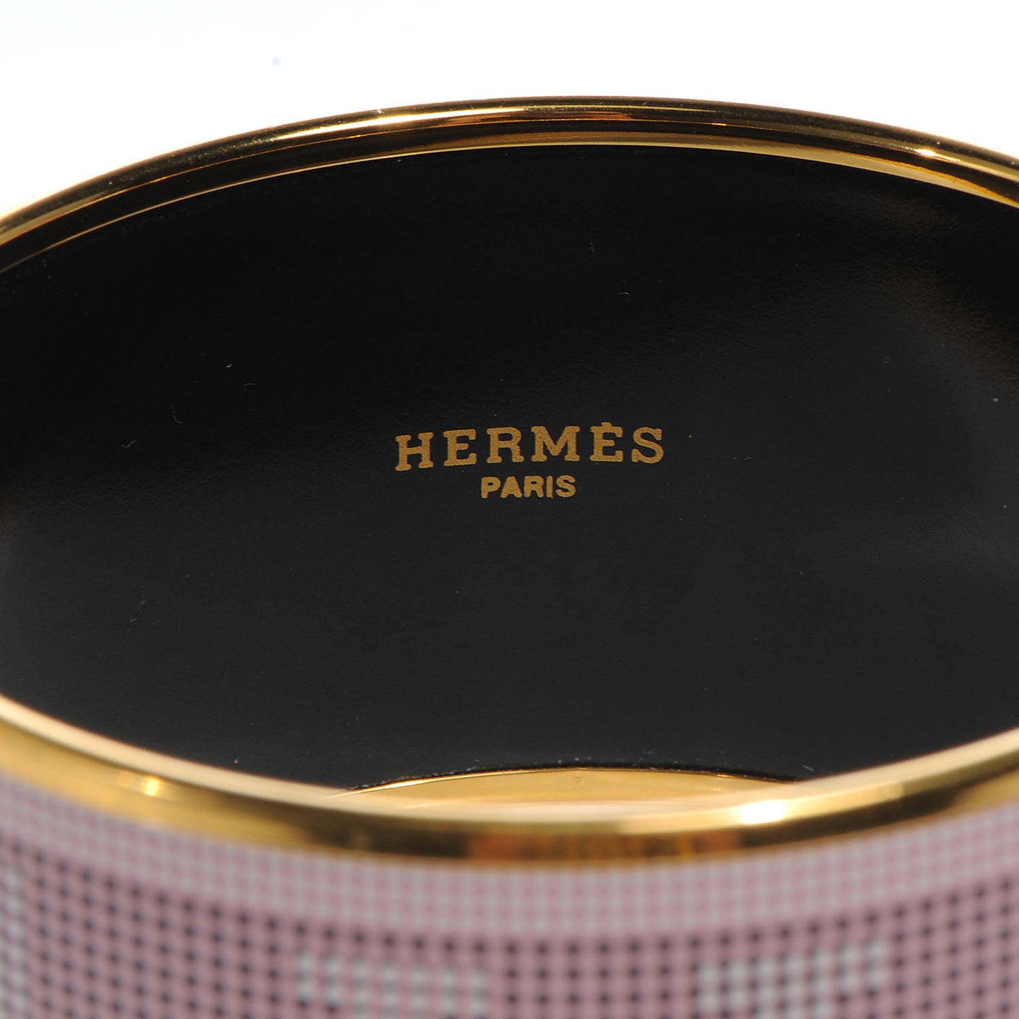 Enamel Recherche H Printed Extra Wide Bracelet 65