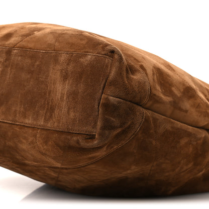 Saint Laurent Suede Monogram Large Jamie Pochon Caramel Cognac 11 of 12