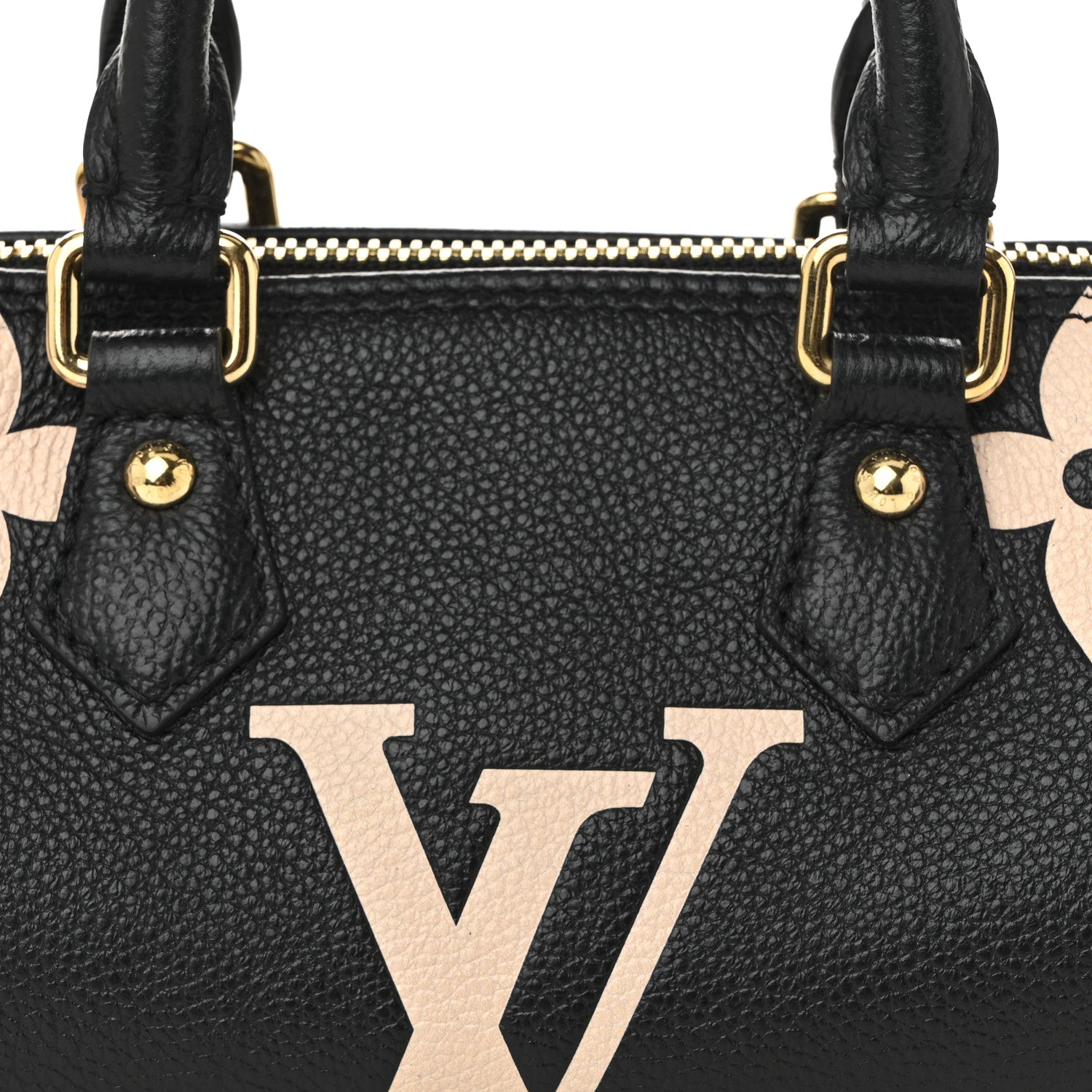 Louis Vuitton Empreinte Monogram Giant Papillon BB Black Beige 7 of 9