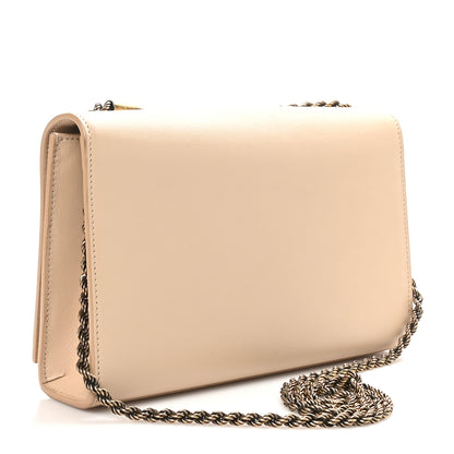 Saint Laurent Smooth Calfskin Medium Braided Monogram Kate Satchel Nude Powder 3 of 10