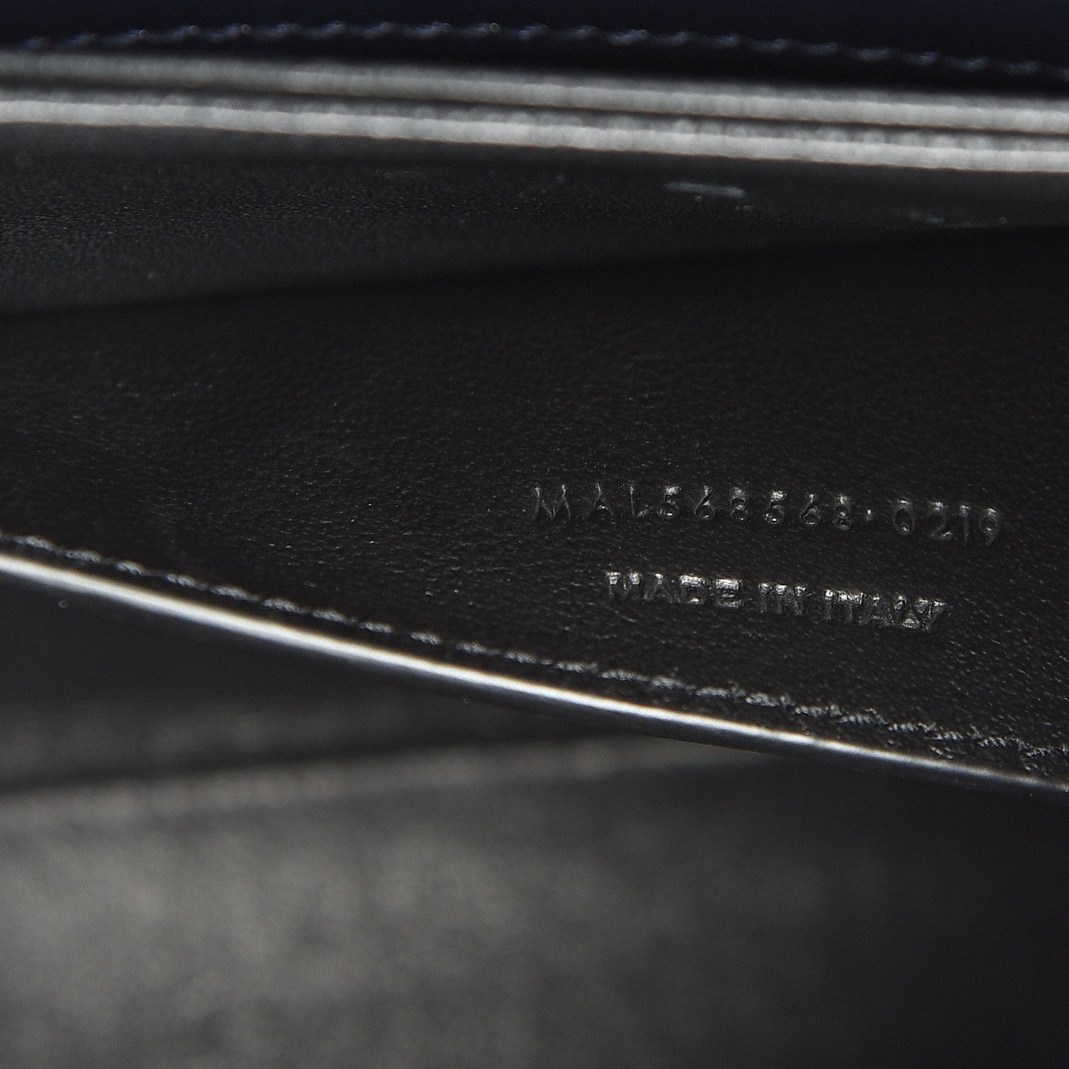 Saint Laurent Calfskin Medium Le 61 Shoulder Bag Navy 6 of 14