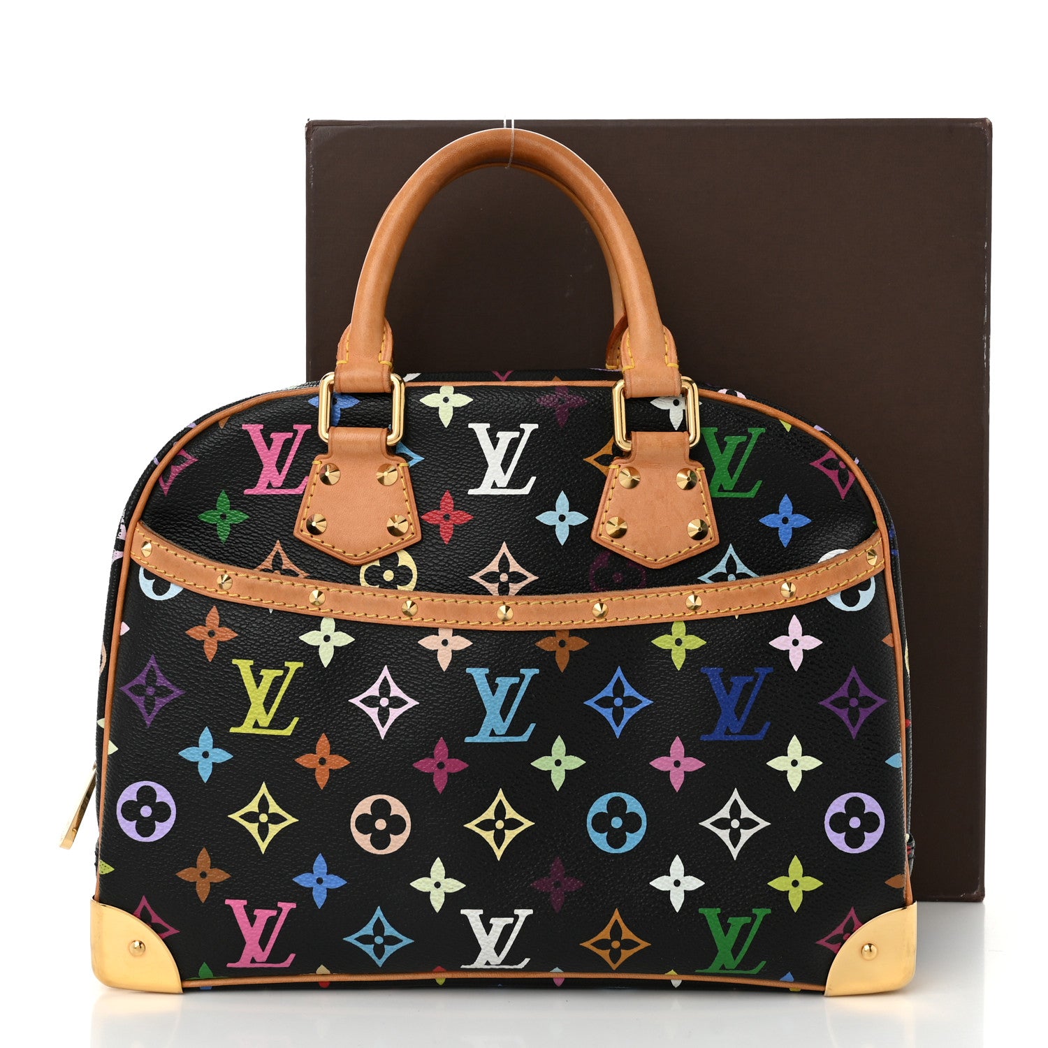 Louis Vuitton Monogram Multicolor Trouville Black 10 of 10