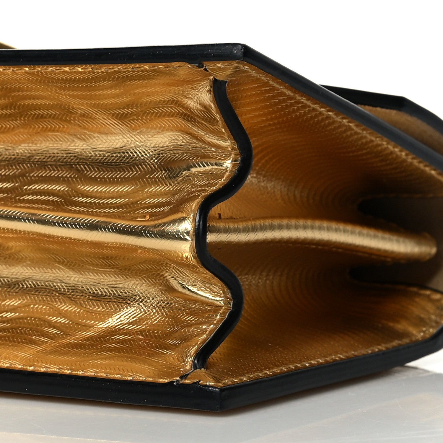 Christian Louboutin Metallic Calfskin Mini Elisa Shoulder Bag Gold 10 of 16