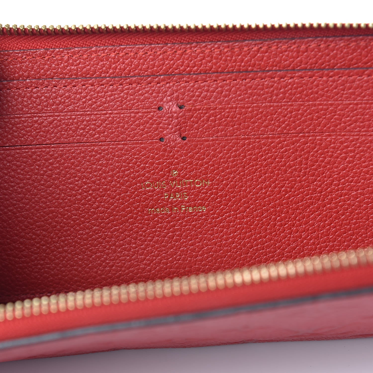 Louis Vuitton Empreinte Clemence Wallet Cherry 6 of 8