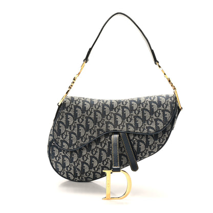 Christian Dior Monogram Saddle Bag Blue 1 of 9