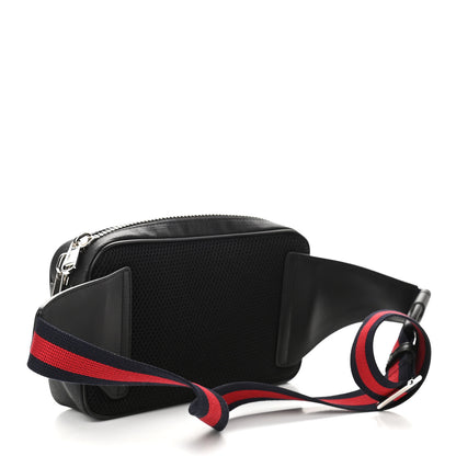 Gucci Soft GG Supreme Monogram Web Belt Bag Black Grey 3 of 10