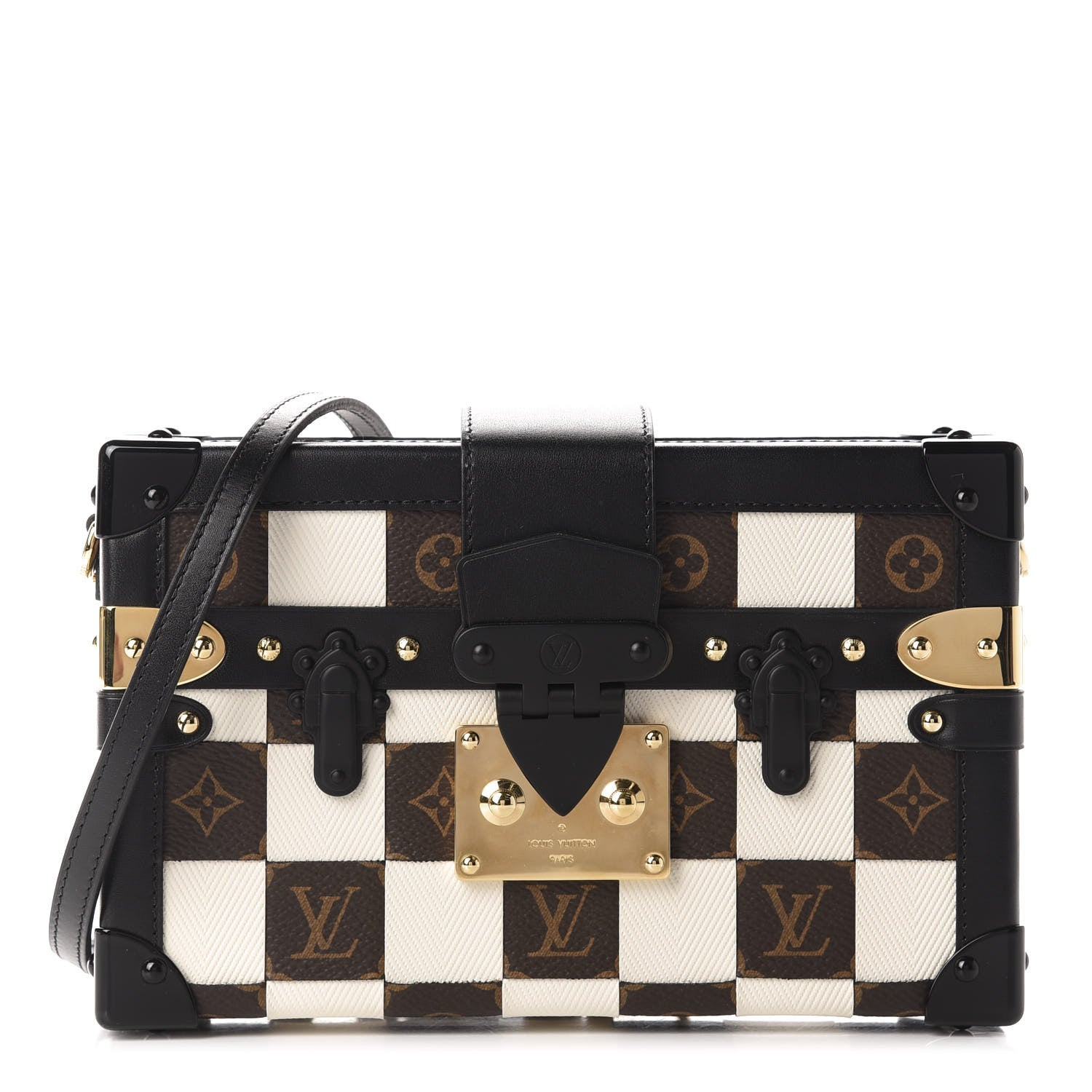 Louis Vuitton Monogram Tressage Petite Malle Creme 1 of 9
