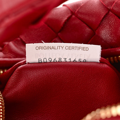 Bottega Veneta Nappa Intrecciato Mini Jodie Dark Red 7 of 10