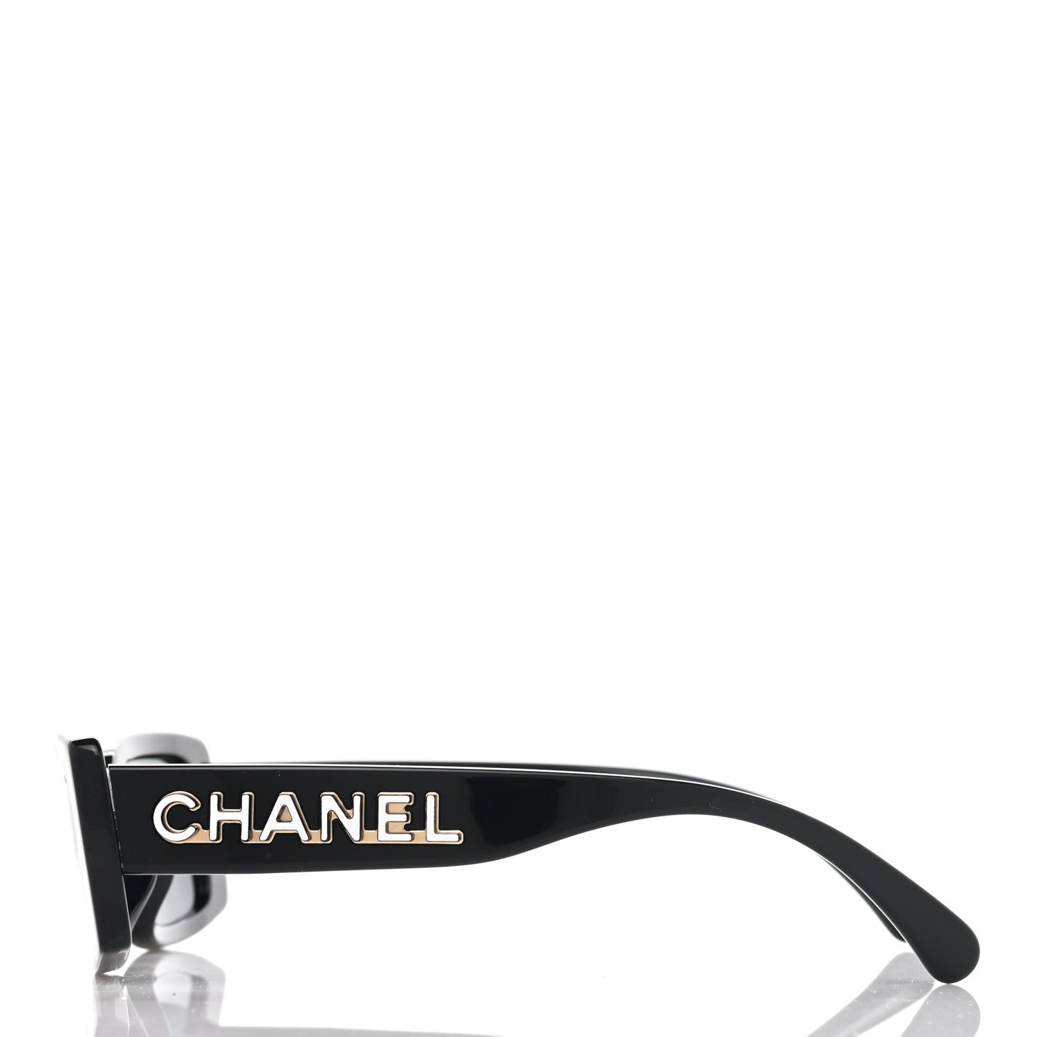 Chanel Acetate CC Sunglasses 71473A Black 3 of 9