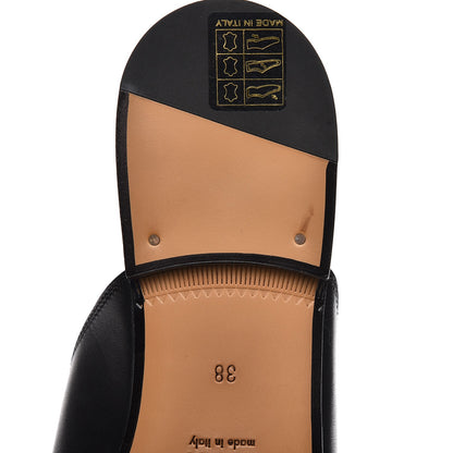 Gucci Calfskin Womens Princetown Slippers 38 Black 8 of 8
