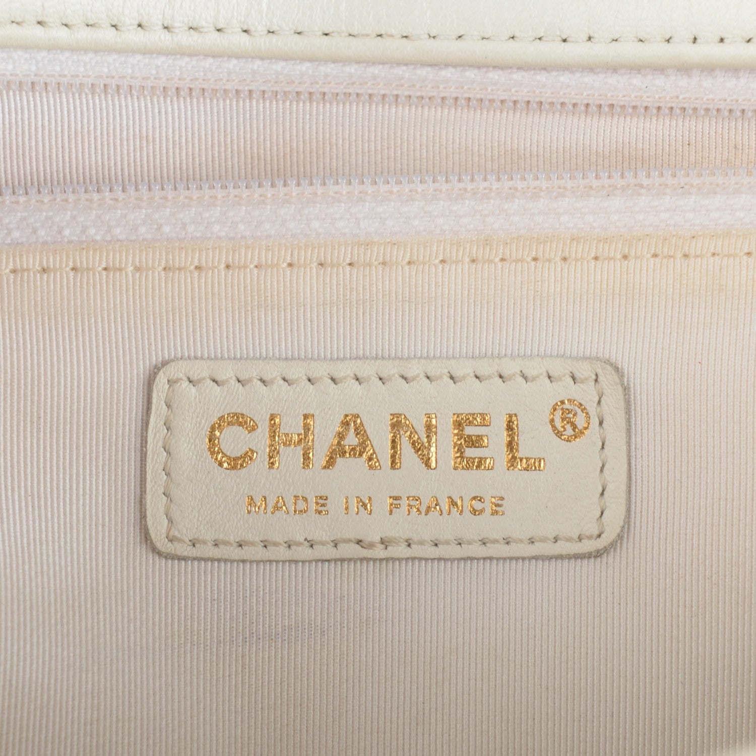 Chanel Sheepskin Braided New Medium Boy Reverso Flap White 5 of 9