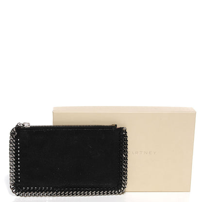 Stella McCartney Faux Leather Shaggy Deer Falabella Coin Purse Black 5 of 10
