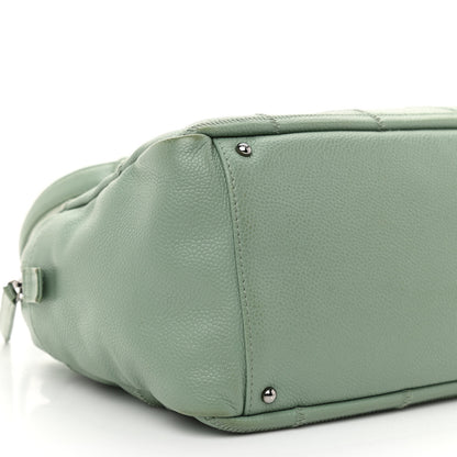 Chanel Caviar Square Stitched Bowler Light Green 9 of 10