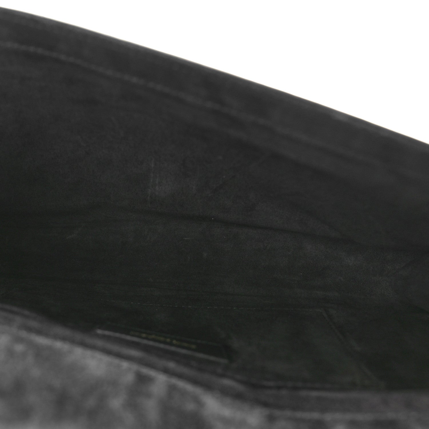 Saint Laurent Calfskin Classic Y Ligne Clutch Grey 4 of 9