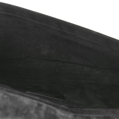Saint Laurent Calfskin Classic Y Ligne Clutch Grey 4 of 9