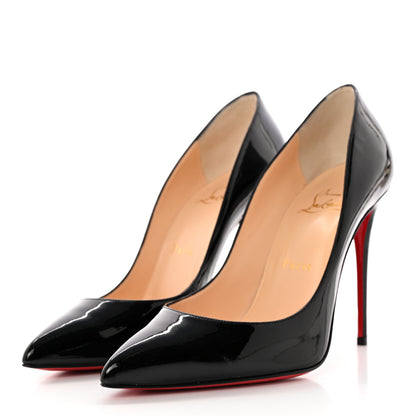 Christian Louboutin Patent Pigalle Follies 100 Pumps 38.5 Black 3 of 10