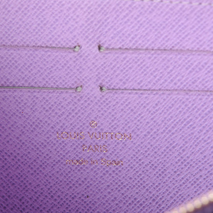 Louis Vuitton Damier Ebene Illustre Zippy Wallet Violet 6 of 11