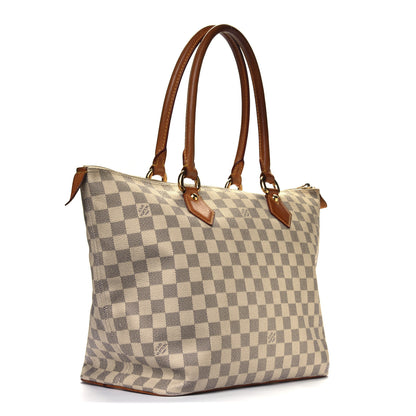 Louis Vuitton Damier Azur Saleya MM 2 of 7
