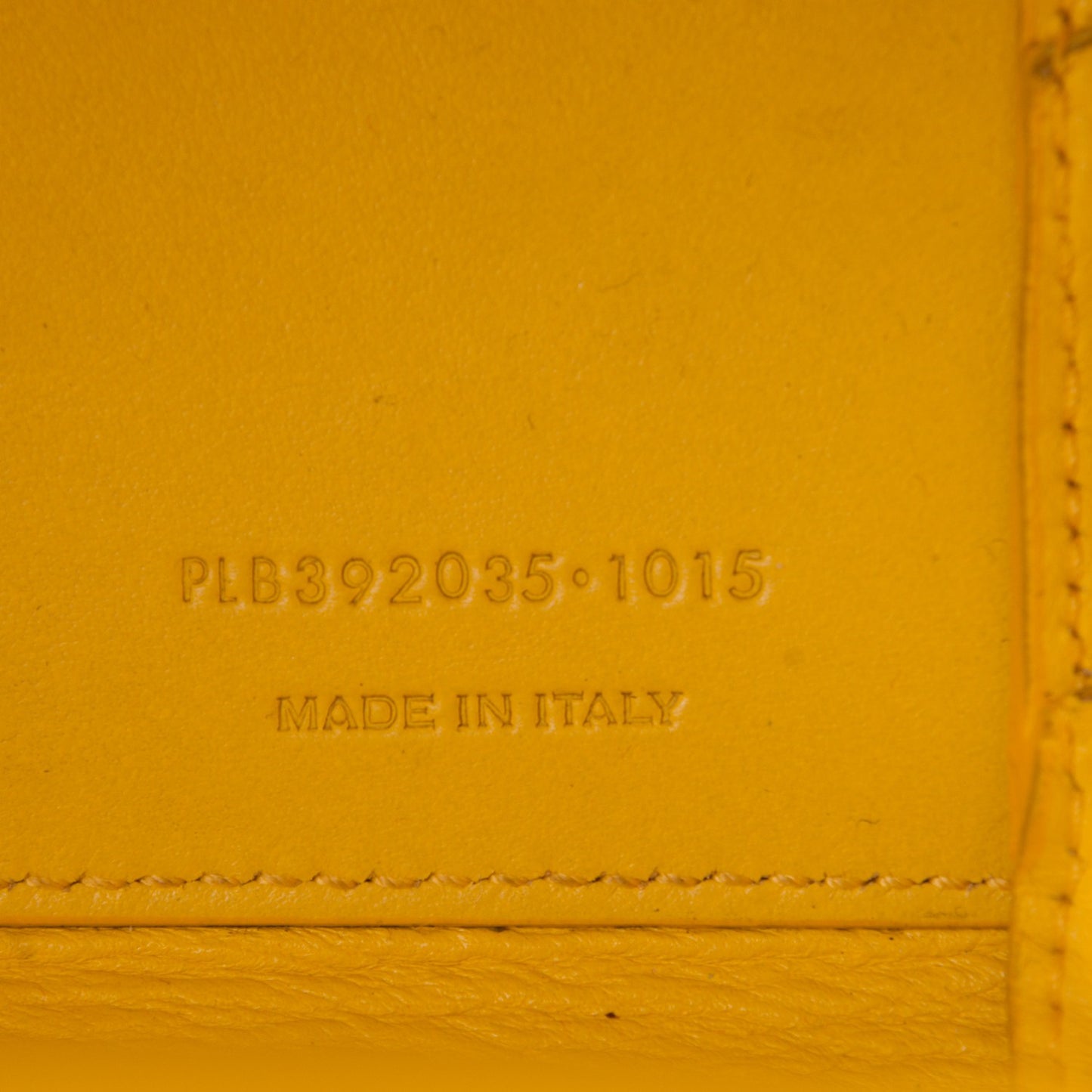 Grained Calfskin Nano Sac De Jour Jaune
