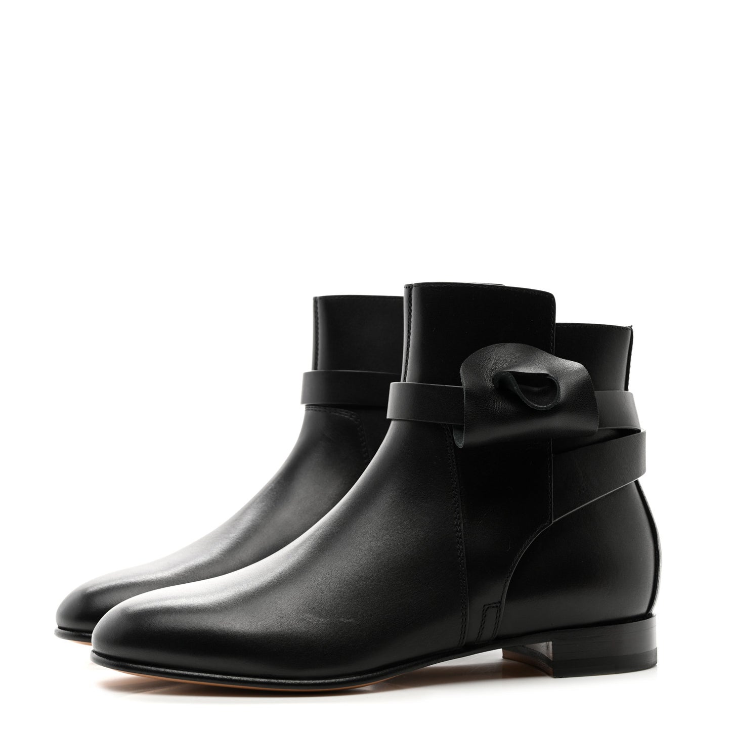 Calfskin Neo Ankle Boots 36 Black