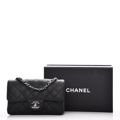Chanel Caviar Quilted Mini Rectangular Flap Black 8 of 8