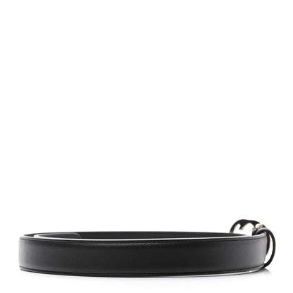 Gucci Moon Calfskin Interlocking G 25mm Belt 85 34 Black 2 of 3