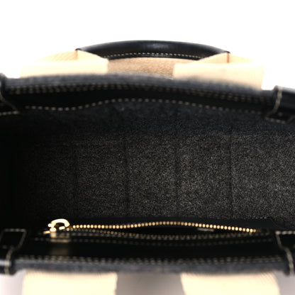 Chloe Felt Calfskin Small Woody Ribbon Tote With Strap Cashmere Grey 6 of 11