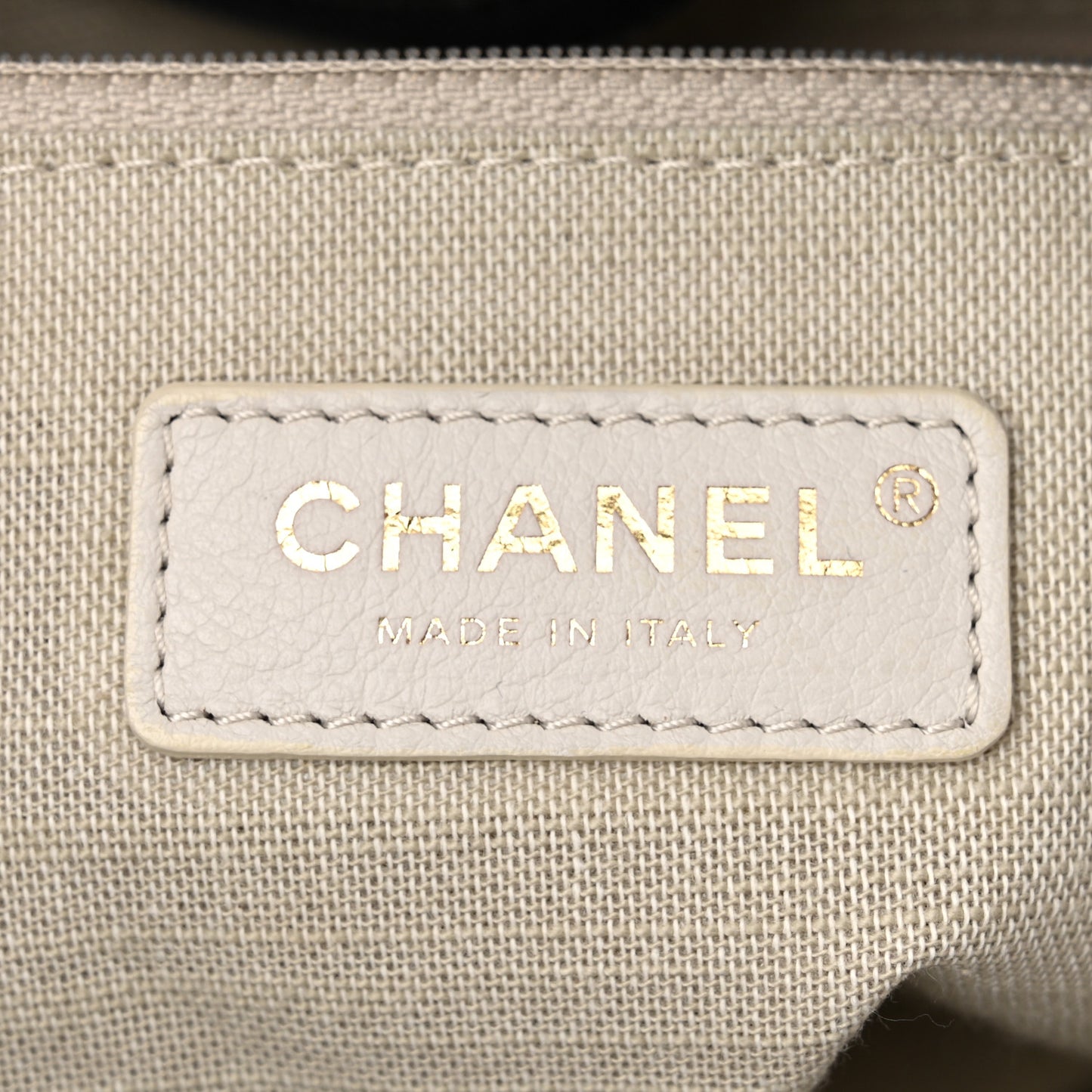 Denim Small Deauville Tote Dark Blue White
