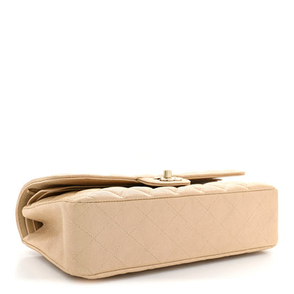 Chanel Iridescent Caviar Quilted Medium Double Flap Beige 4 of 11