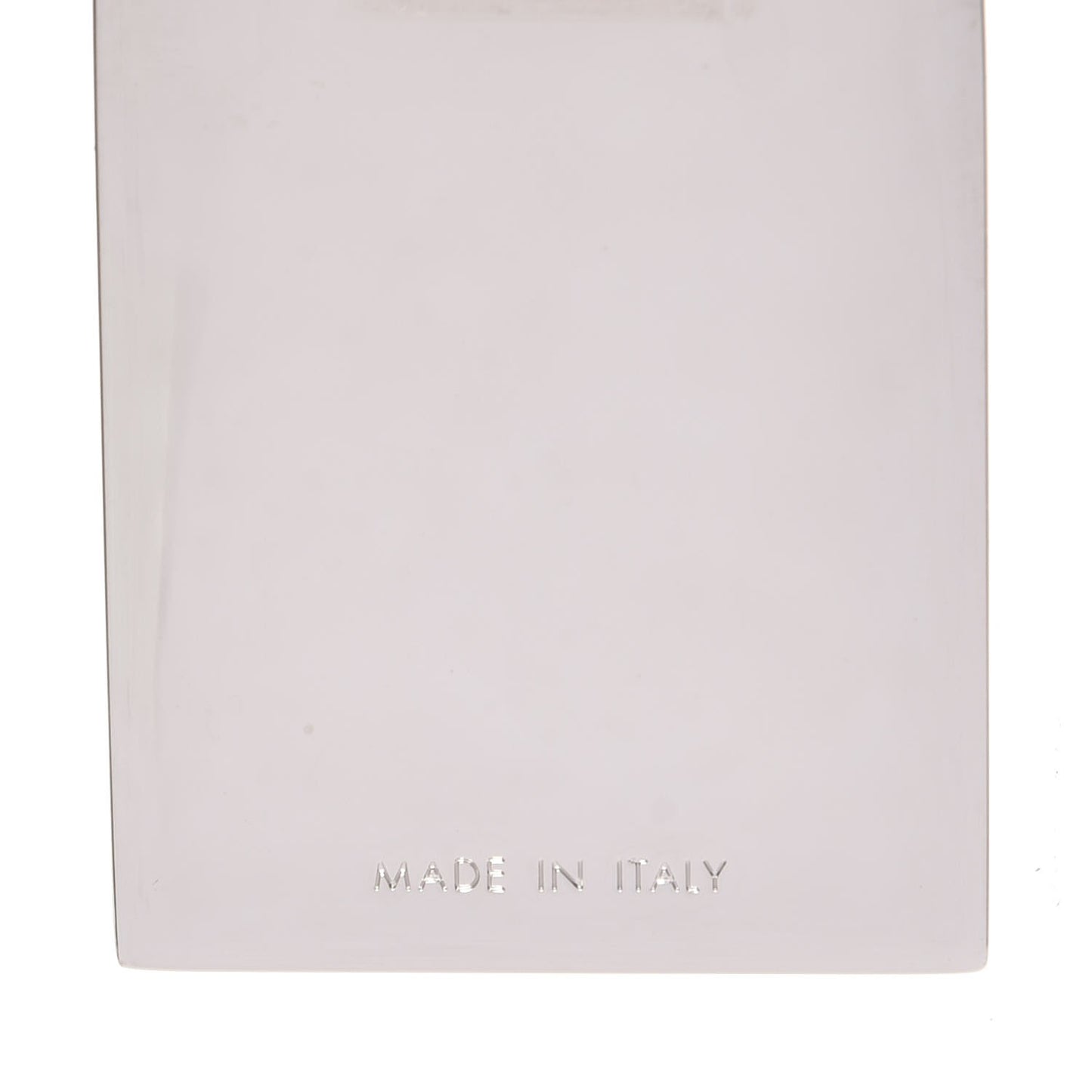 Metal Luggage Tag Key Holder Silver