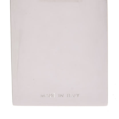 Louis Vuitton Metal Luggage Tag Key Holder Silver 3 of 4