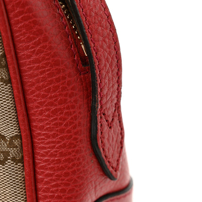 Gucci Monogram Mini Bree Messenger Bag Red 11 of 11