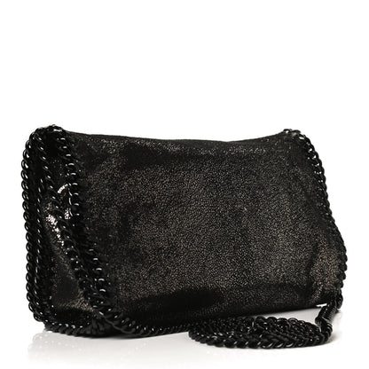 Stella McCartney Chamois Shiny Dotted Falabella Crossbody Black 2 of 8
