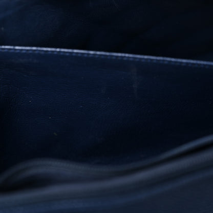 Chanel Caviar Quilted Jumbo Double Flap Navy Blue 13 of 25