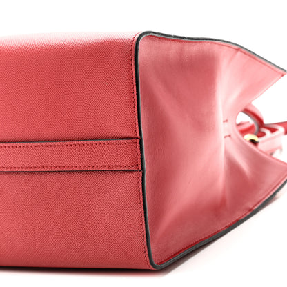 Prada Saffiano Soft Calfskin Large Tote Fuoco 9 of 9