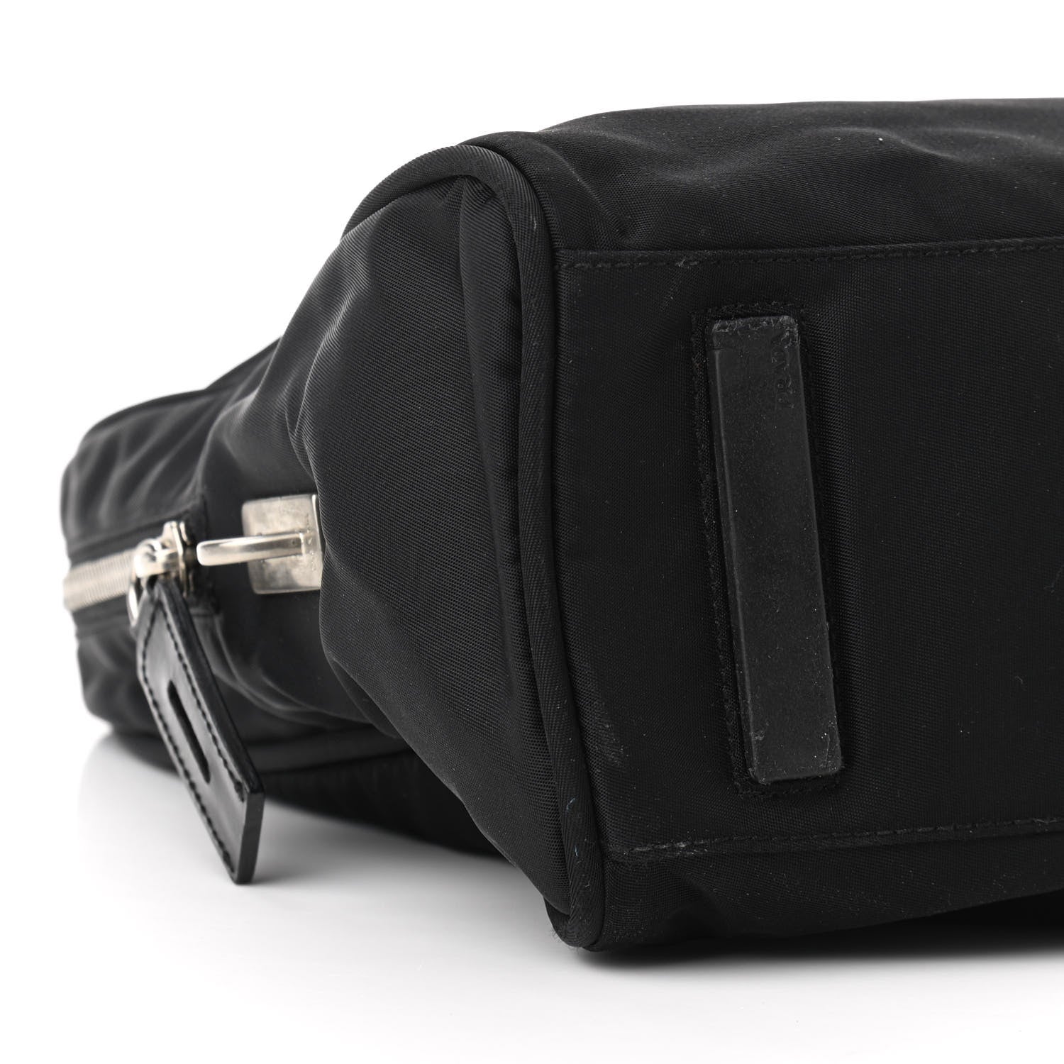 Prada Tessuto Nylon Briefcase Black 7 of 8