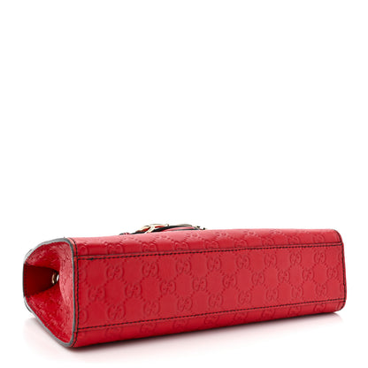 Gucci Guccissima Medium Emily Chain Shoulder Bag Red 4 of 17