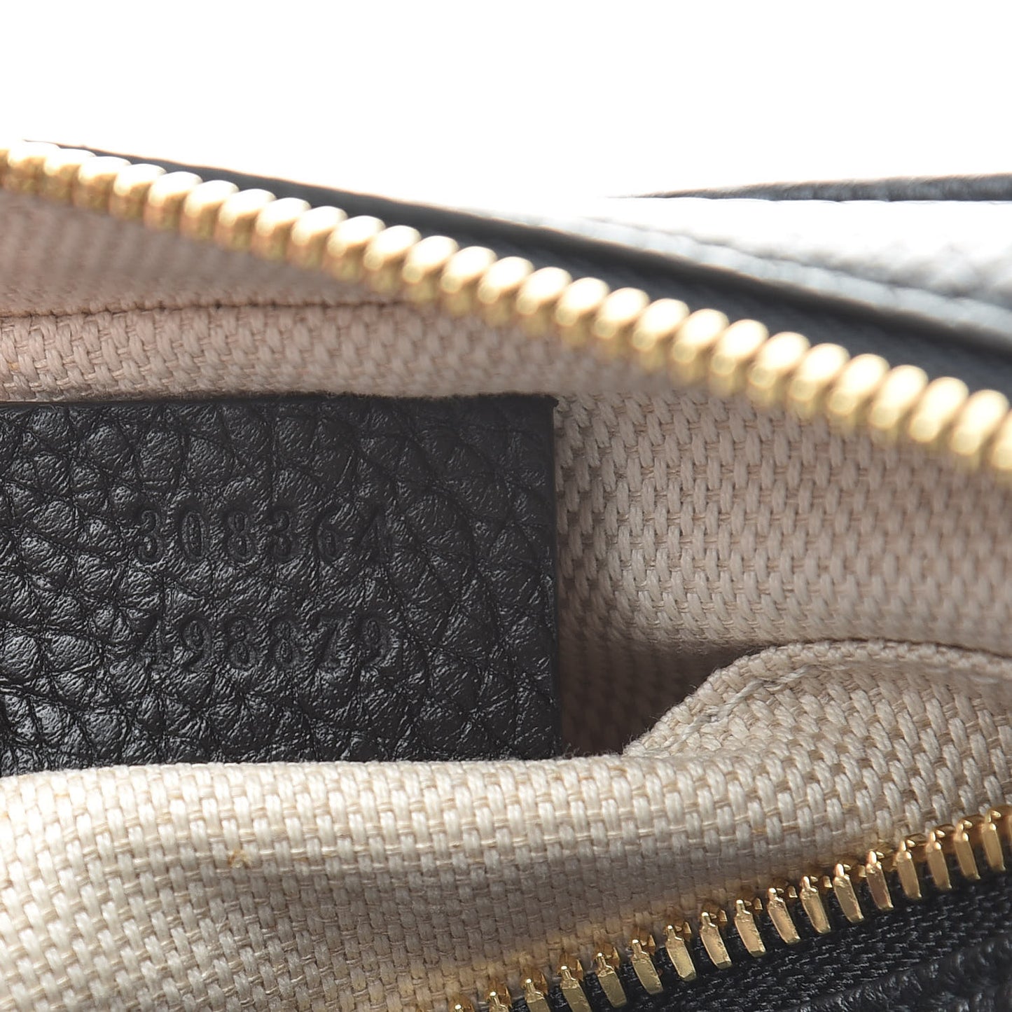 Pebbled Calfskin Small Soho Disco Bag Black