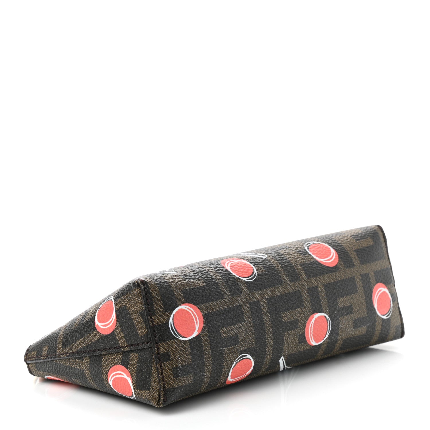 Fendi Zucca Spalmati Umbrella Print Cosmetic Pouch Tobacco 4 of 7